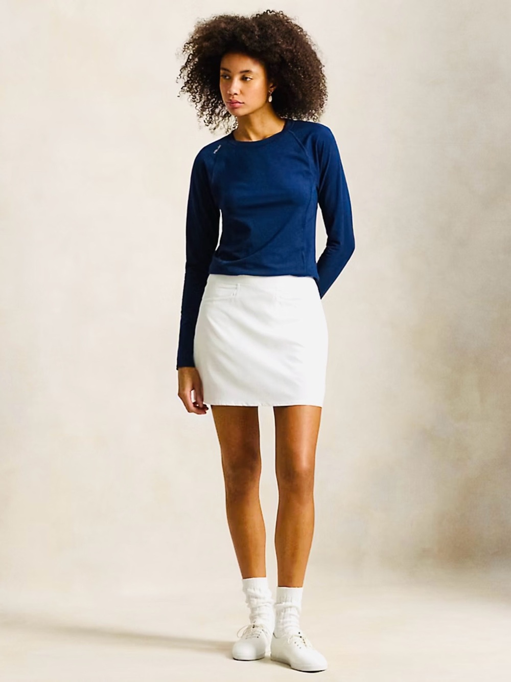 RLX Ralph Lauren White Pleated Performance Tennis Golf Skort L NWT - Picture 13 of 14